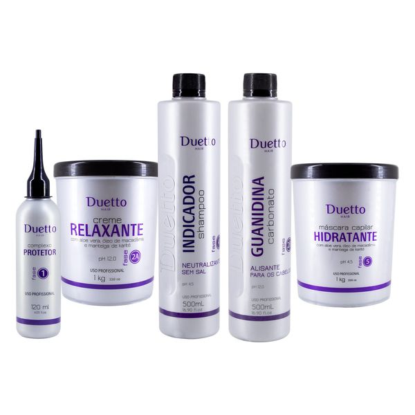 Kit Relaxamento Guanidina Duetto Professional 