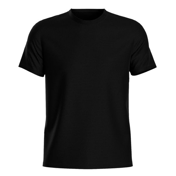 Camiseta Preta 100% Algodão Fio 30.1 Premium 