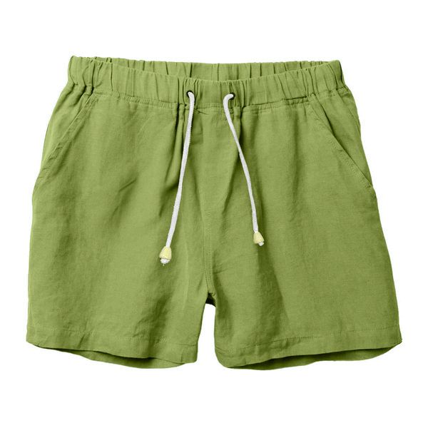 Bermuda Linho Premiun Masculina Verde Abacate