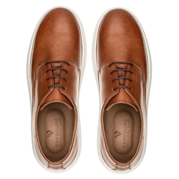 Sapato Lyon Caramelo Rambourg Sapatos em Couro