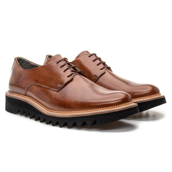 Sapato Masculino Derby Ingré Whisky
