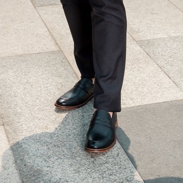 Sapato Masculino Loafer Sola De Couro Absolut Preto Rambourg