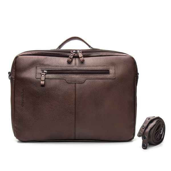 Mochila 3 em 1 em Couro Conhaque
