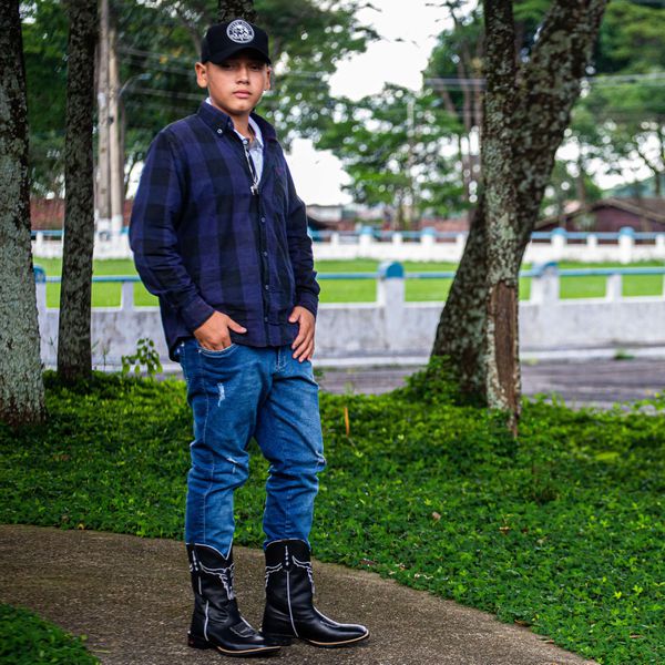 Bota Texana Masculina Preta Ramon Botas