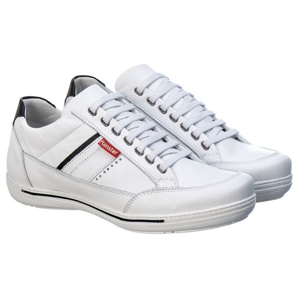 Sapatênis Masculino Couro Branco Comfort 3008