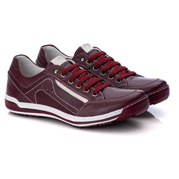 Sapatênis Masculino Bordô Comfort 3014