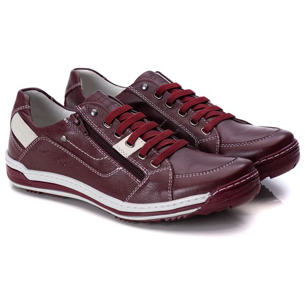 Sapatênis Masculino Bordô Comfort 3015