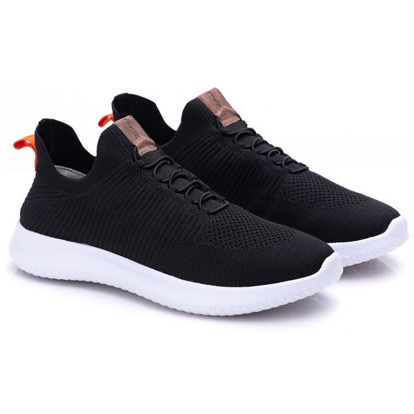 Tênis Sneaker Ultra Leve Preto 400