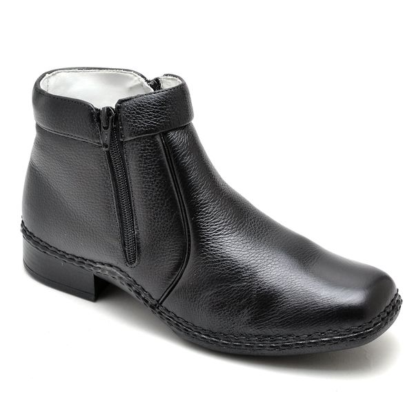 Bota masculina shop couro de carneiro