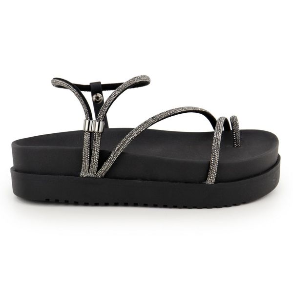 Papete Com Tiras Ajustáveis Pedraria Confort – Preto