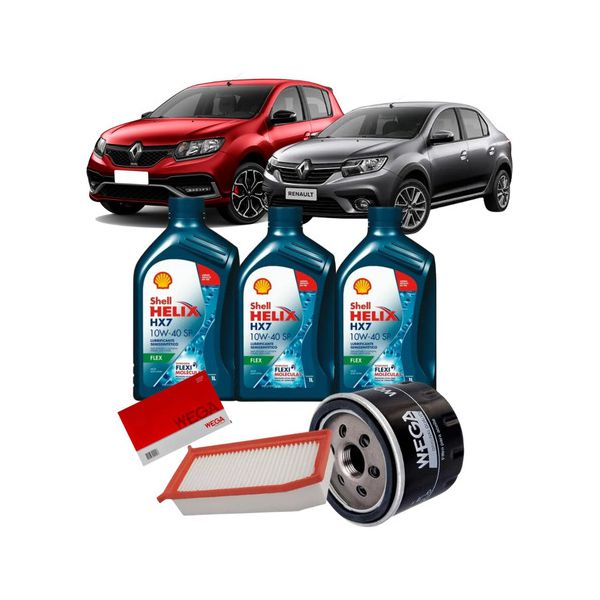 Kit Troca De Óleo Revisão Sandero 1.0 3cil 2021 2023 2024