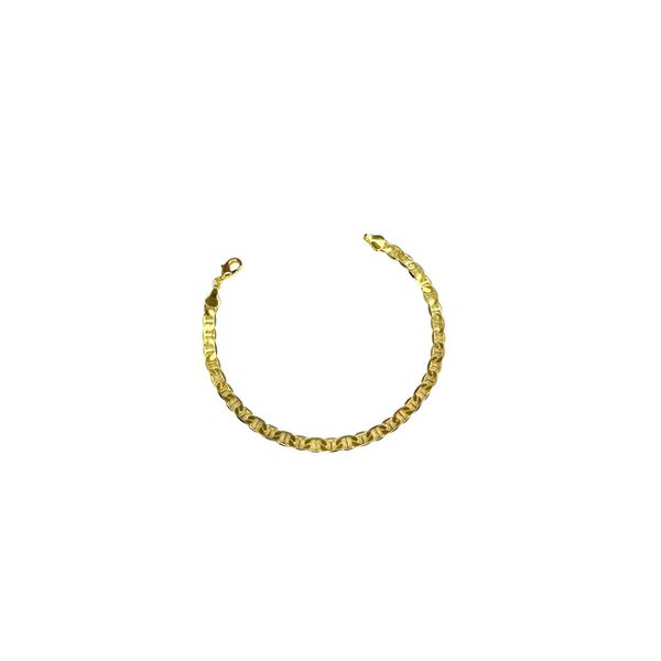 Pulseira Piastrine Fecho Lagosta Banhado A Ouro 18k
