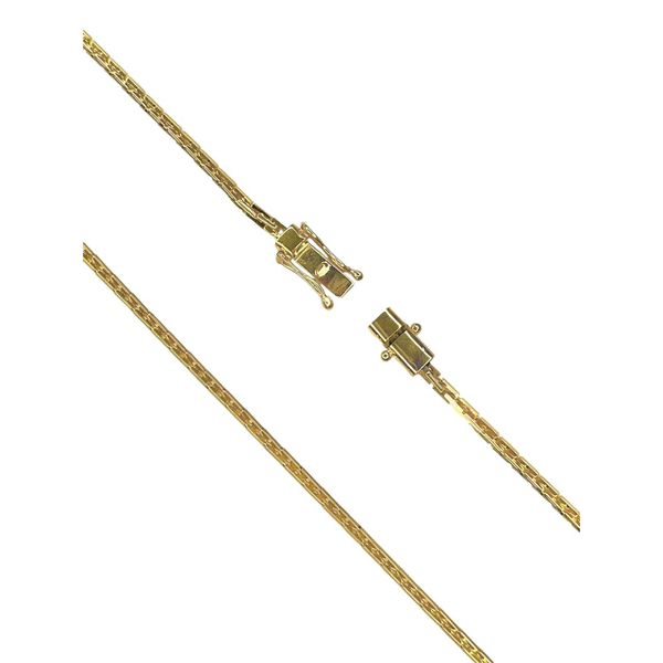 Corrente Cartier Estampada Fecho Gaveta Trava Dupla Banhado A Ouro 18k