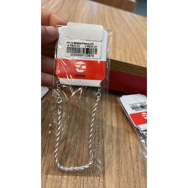 Pulseira Cordão Baiano Banhado A Prata 925