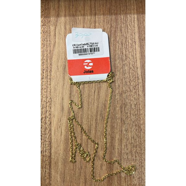 Corrente Cartier Cadeado Fecho Boia Banhado A Ouro 18k 