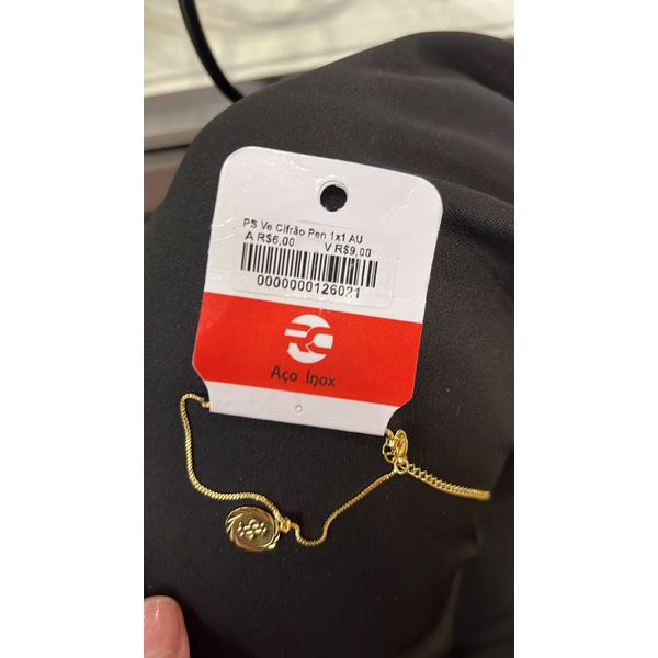 Pulseira Veneziana Cifrão Pendurado Banhado A Ouro 18k