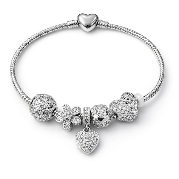 Pulseira Pandora Completa Cravejada