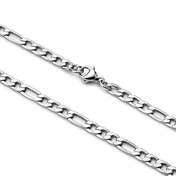 Corrente 3x1 Riscada 4,5 Milímetros Aço Inoxidável