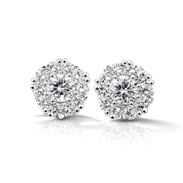 Brinco Matrix Tenns Cravejado Hipoalergênico Banhado a Prata 925