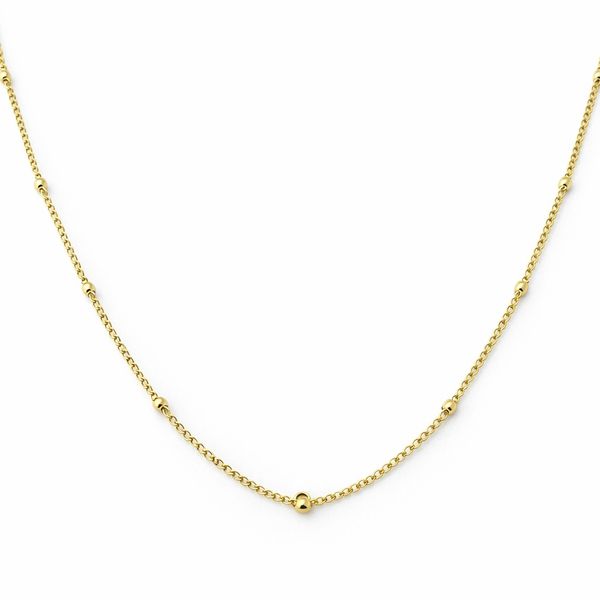 Colar Bolinha Grumte Banhado a Ouro 18K