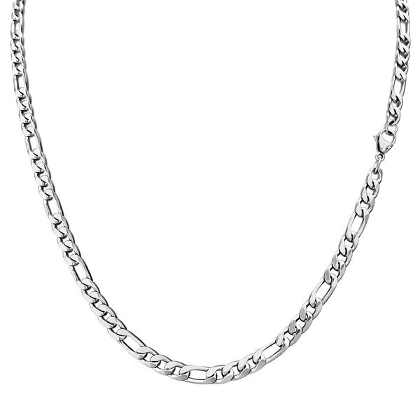 Corrente 3x1 Chapada Fecho Lagosta Aço Inoxidável