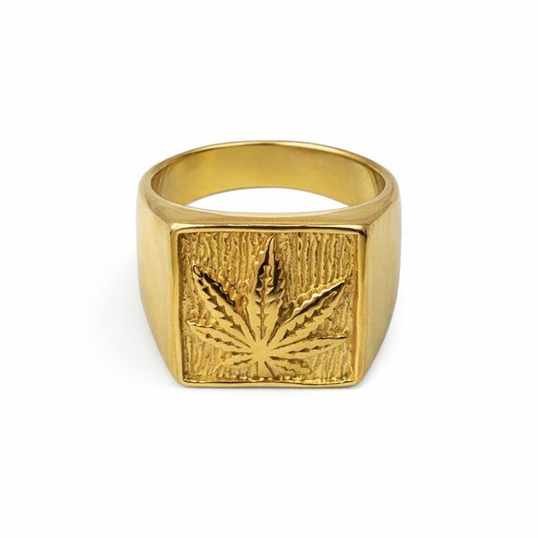 Dedeira Maconha Quadrada Aço Dourado 