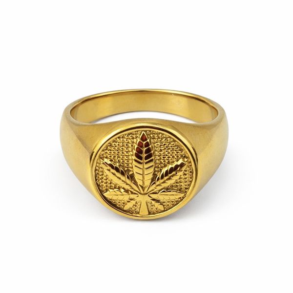 Dedeira Maconha Redonda Aço Dourado