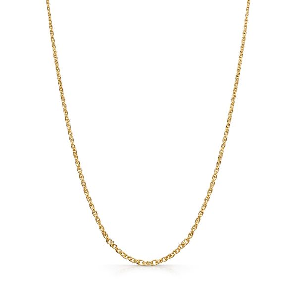 Colar Elo Português Banhado a Ouro 18K