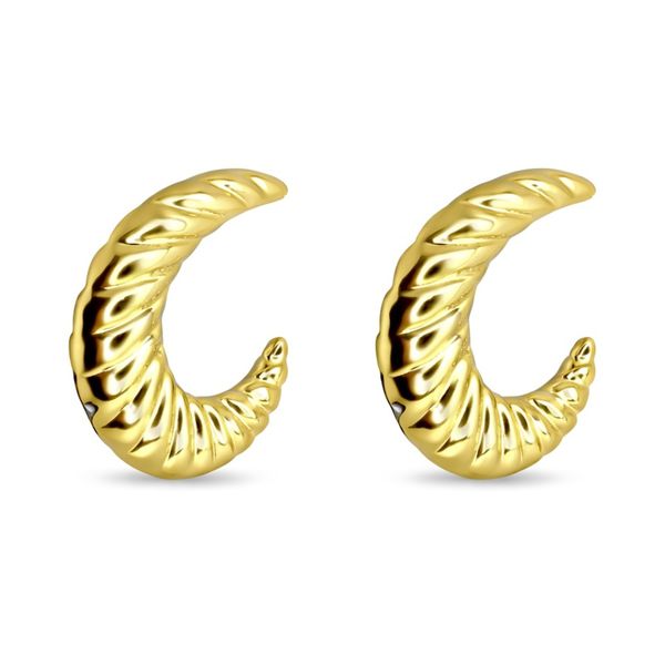 Brinco Anzol Lines AB Banhado a Ouro 18K