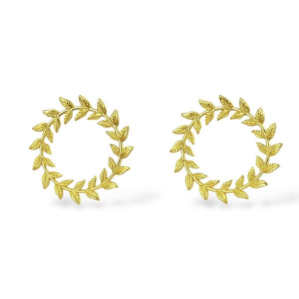 Brinco Ramo Banhado a Ouro 18K