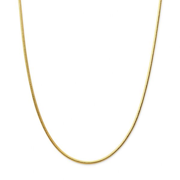 Corrente Rabo Rata Fecho Lagosta Banhado A Ouro 18k.