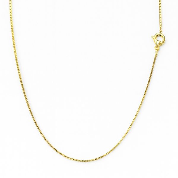 Corrente Veneziana Fecho Lagosta Banhado A Ouro 18K.