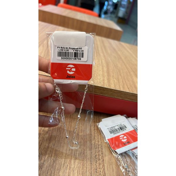 Pulseira Bola Singapura Banhado A Prata 925