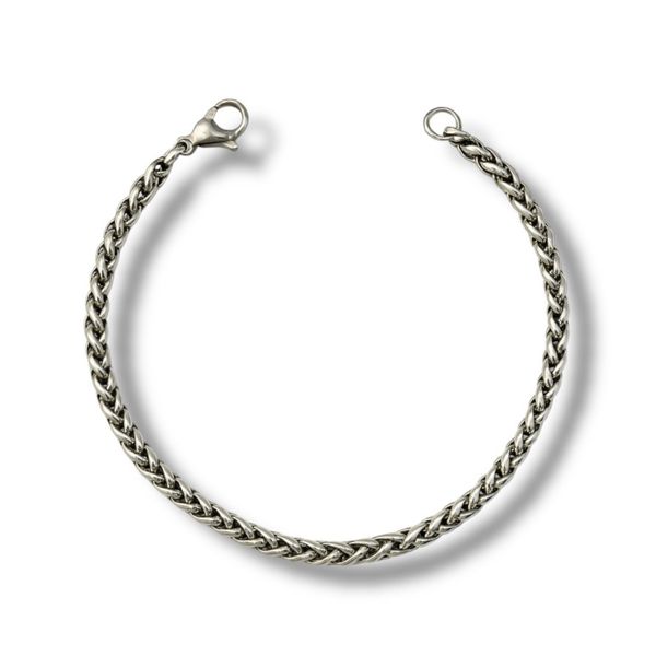 Pulseira Palmeira Fecho Lagosta Aço Inoxidável