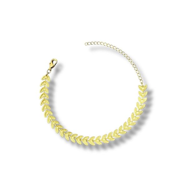 Pulseira Escama Banhado A Ouro 18K