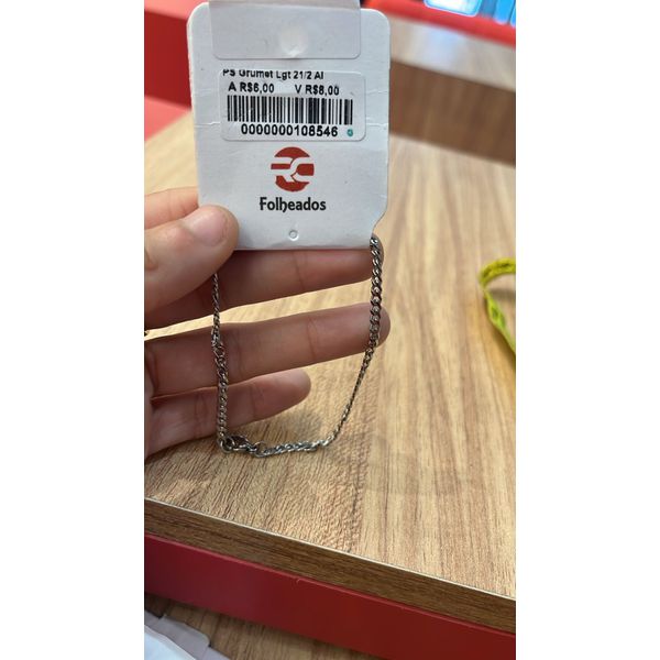 Pulseira Grumet Fecho Lagosta Aço Inoxidável 