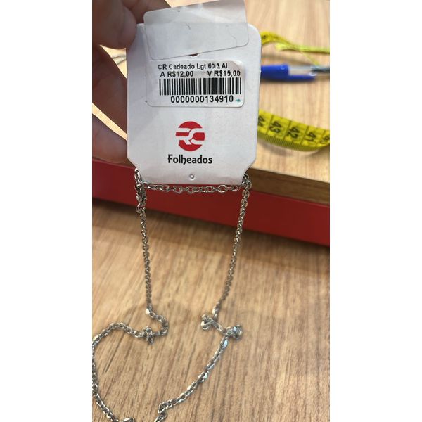 Corrente Cadeado Fecho Lagosta Aço Inoxidável 