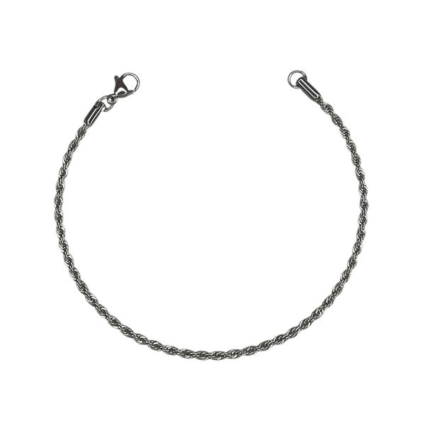 Pulseira Cordão Baiano Fecho Lagosta Aço Inoxidável 