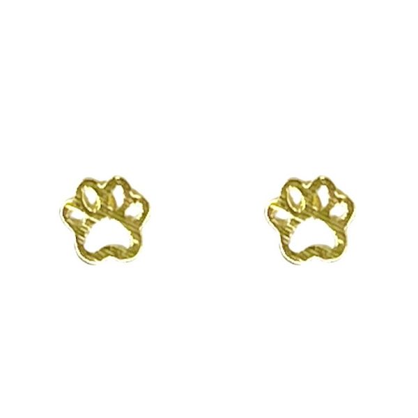 Brinco Patinha Banhado A Ouro 18K