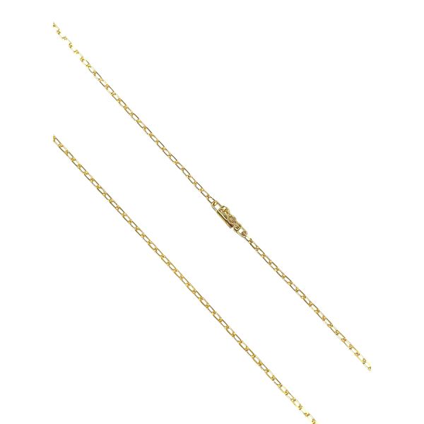 Corrente Cartier Tradicional Fecho Canhão Banhado A Ouro 18k 