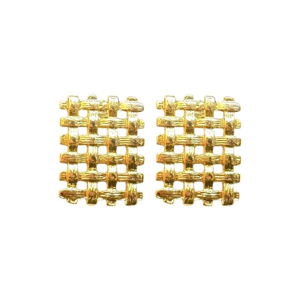 Brinco Tela Banhado Ouro 18K