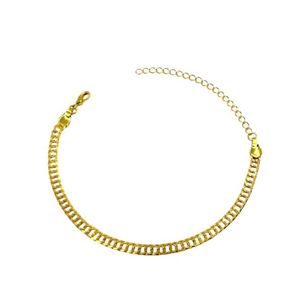 Pulseira Grumet Duplo Banhado A Ouro 18k