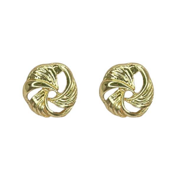 Brinco Vintage Vazado Banhado a Ouro 18K