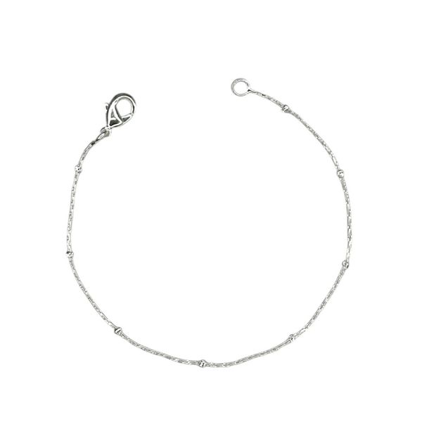 Pulseira Bolinha Delicada Banhado A Prata 925