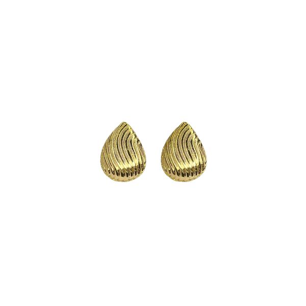 Brinco Gota Vintage Banhado a Ouro 181K 
