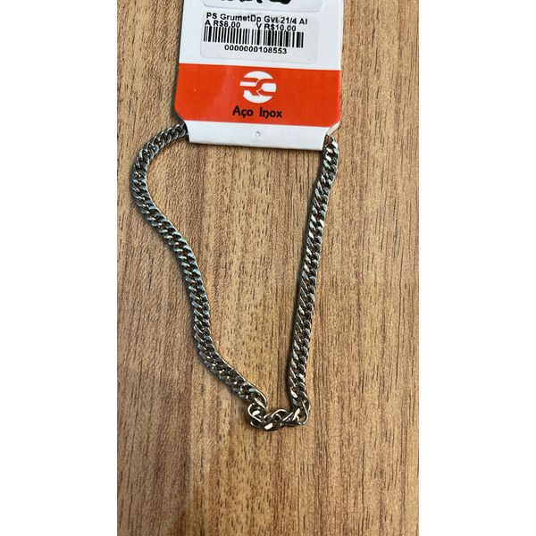 Pulseira Grumet Dupla Gaveta Aço Inoxidável 