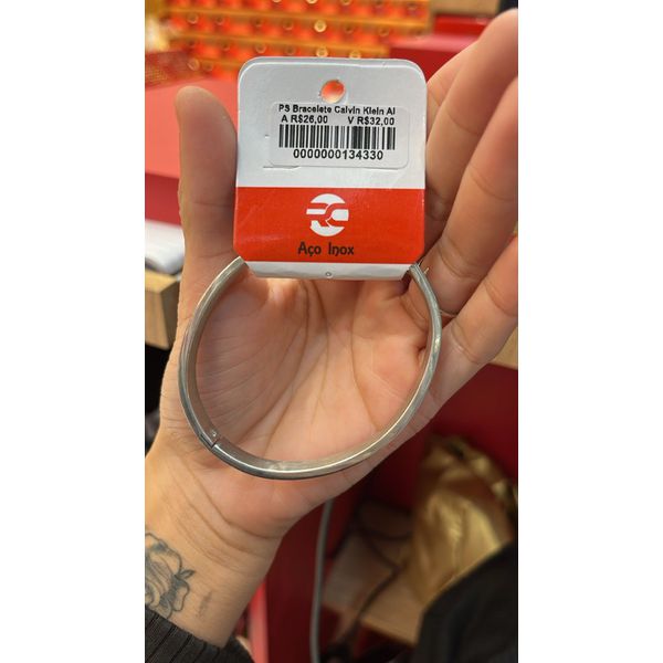 Pulseira Bracelete Calvin klein Aço Inoxidável 