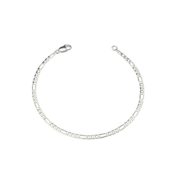 Pulseira 3x1 Chapada Mosquetinho Banhado A Prata 925.