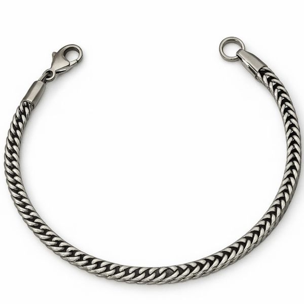 Pulseira Chinesca Grumet Fecho Lagosta Aço Inoxidável.