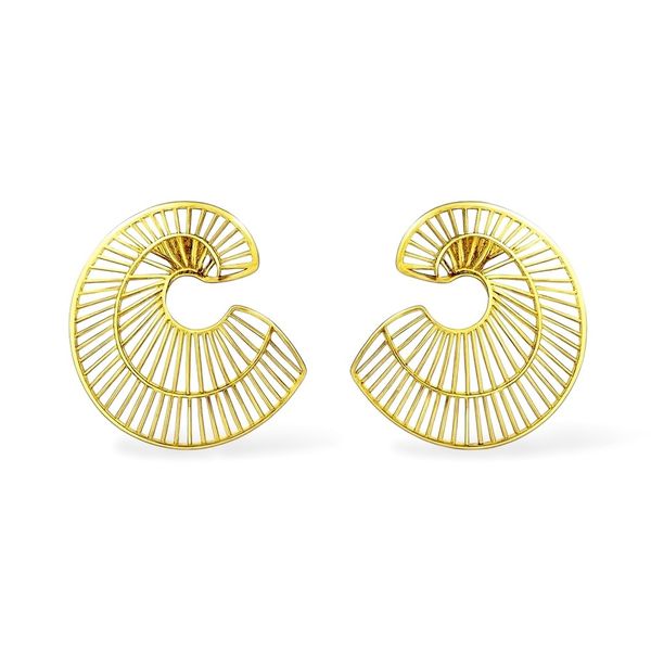 Brinco Oráculo Banhado a Ouro 18K